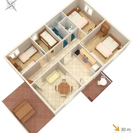 Seaside House For Families With Children Cove Tvrdni Dolac, Hvar - 2057 Дом отдыха Gdinj